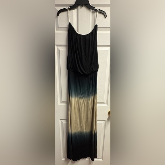 Young Fabulous & Broke From Revolve Dip Dyed Navy Ombré Maxi Dress Size Small - Picture 1 of 3